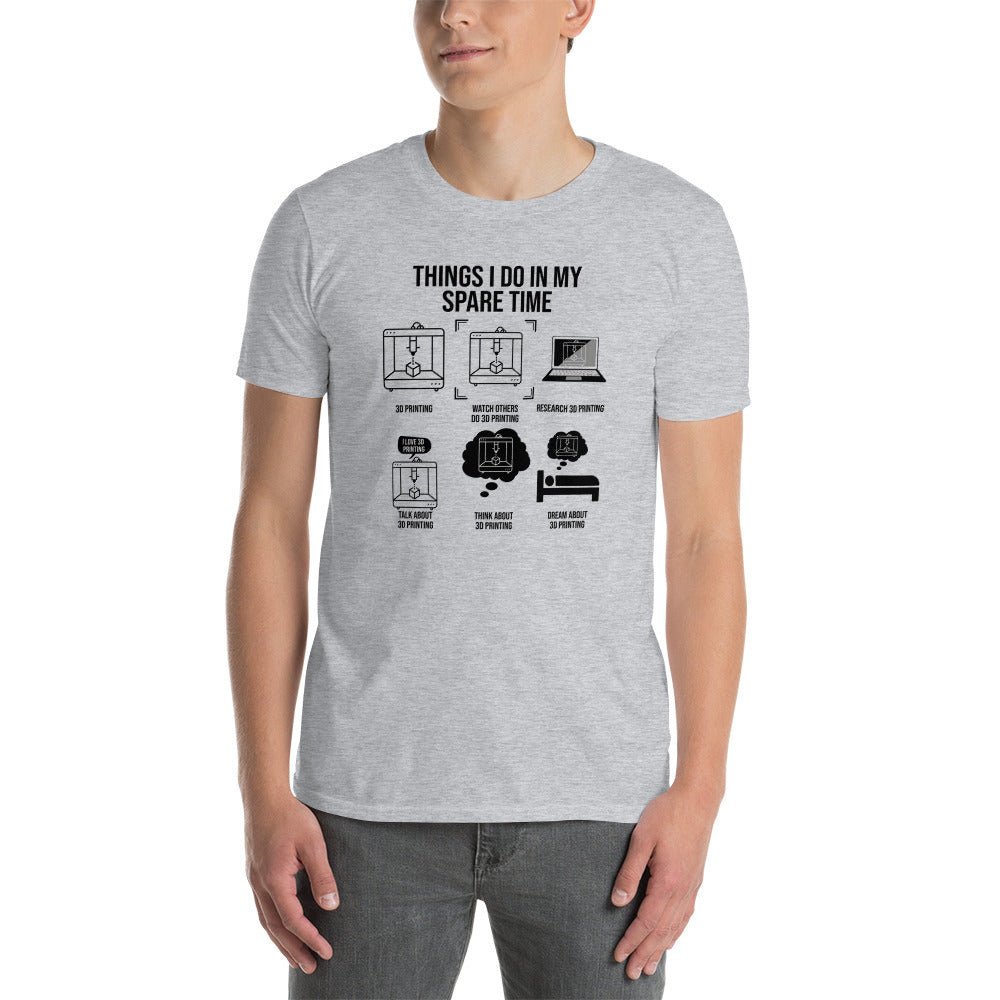 3D Printer T-Shirt | 3D Printer Gift, Things I Do, 3D Printer Owner, 3d Printing Tee, Print Lover Shirt, 3d Print Lover Gift, Unisex - TheReallyNiceStuff