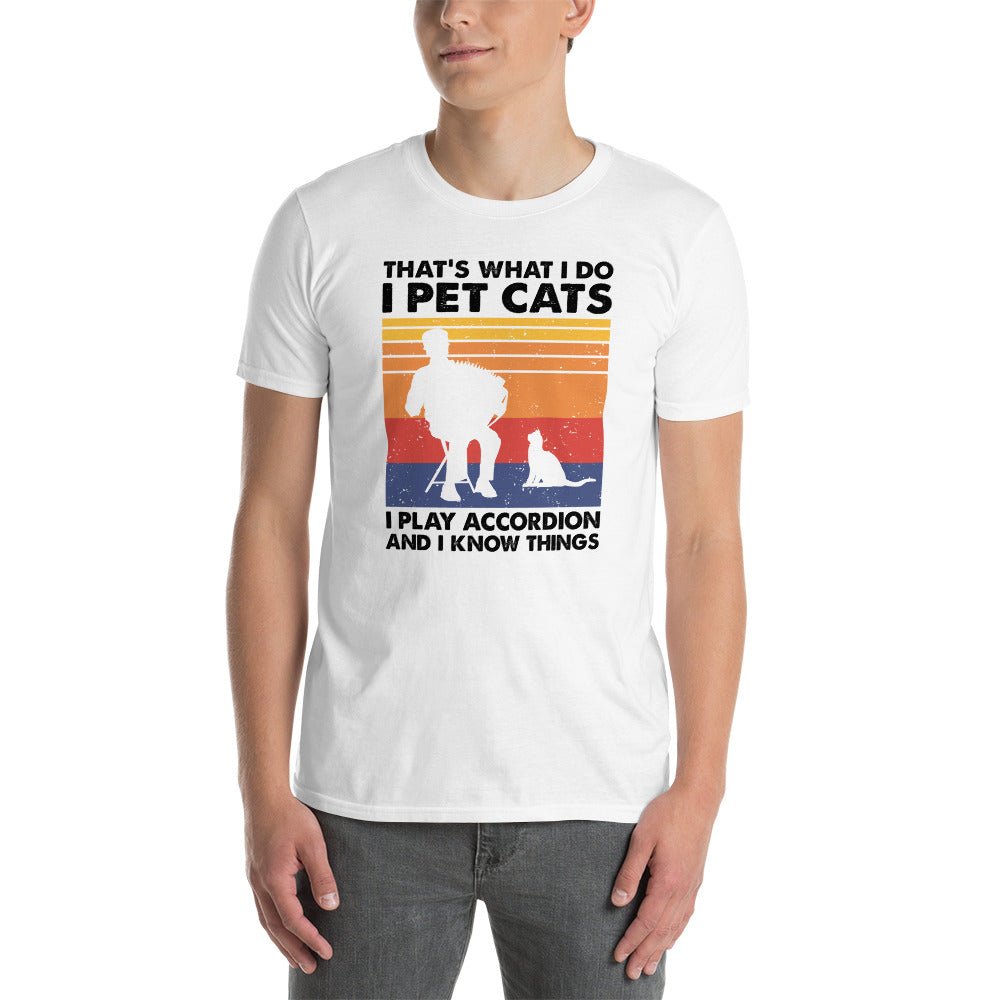 Accordion Players & Cat Lover T-Shirt | Perfect Gift for Accordion Player, Cat Owner Shirt, Unisex - TheReallyNiceStuff