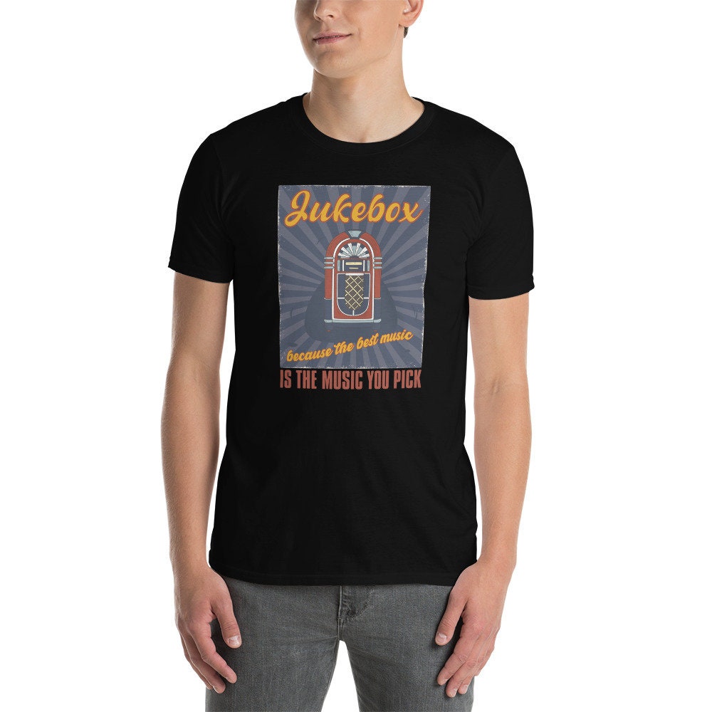 Classic Jukebox T-Shirt | Music Lover Gift, Jukebox Enthusiasts, Vinyl Shirt, Unisex