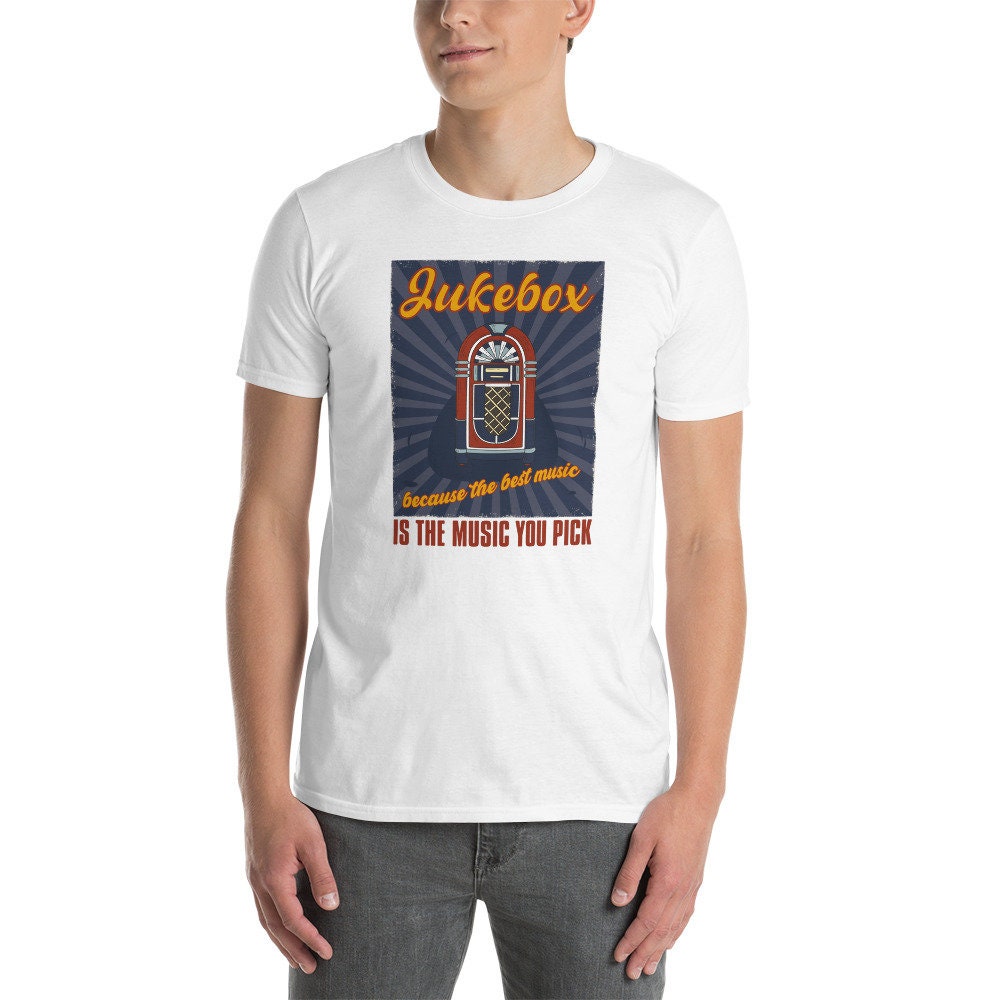 Classic Jukebox T-Shirt | Music Lover Gift, Jukebox Enthusiasts, Vinyl Shirt, Unisex