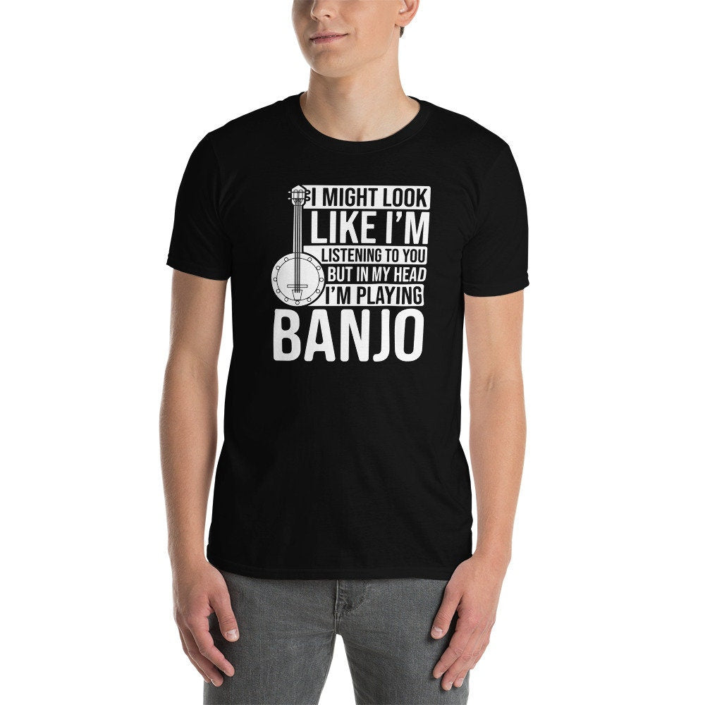 Banjo Player T-Shirt | Banjoist Gift, Musician Shirt, Music Teacher Shirt, Banjo Lover Tee, Banjo Picker, Banjoer Outfit, Unisex