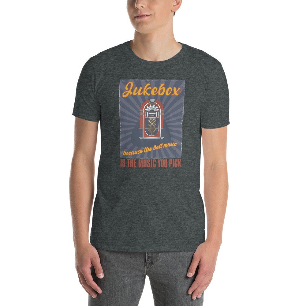 Classic Jukebox T-Shirt | Music Lover Gift, Jukebox Enthusiasts, Vinyl Shirt, Unisex