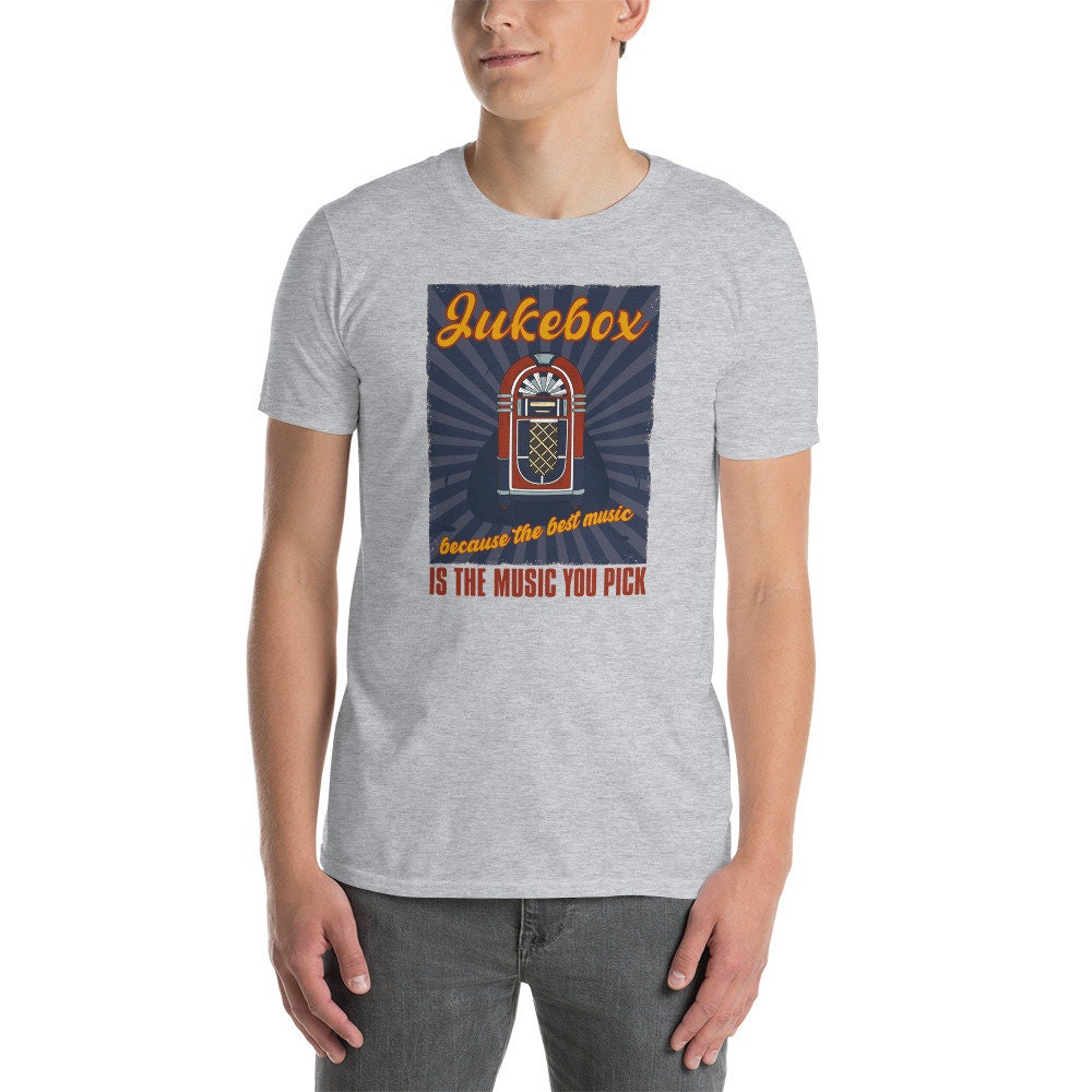 Classic Jukebox T-Shirt | Music Lover Gift, Jukebox Enthusiasts, Vinyl Shirt, Unisex