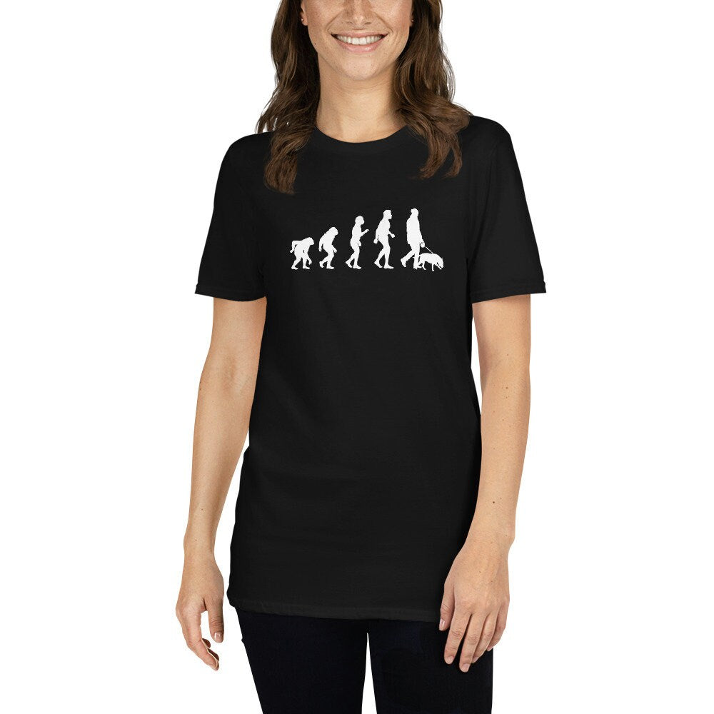 Dog Walking Evolution T-Shirt | Dog Sitter Gift, Dog Walker Outfit, Professional Pet Care Apparel, Unisex