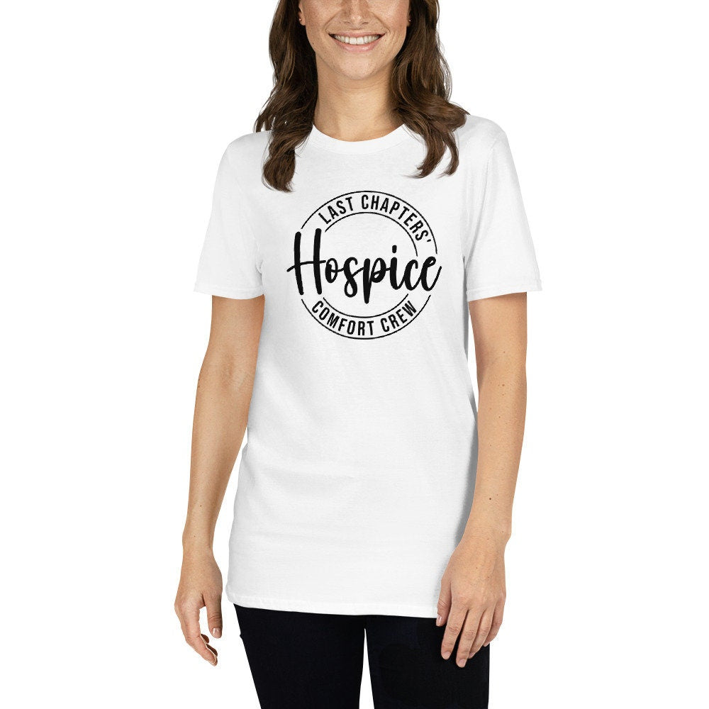 Last Chapters&#39; Comfort Crew T-Shirt | Hospice Care Nurse Shirt, End-of-Life Care Shirt, Palliative Care Outfit, Hospice Aid Gift, Unisex