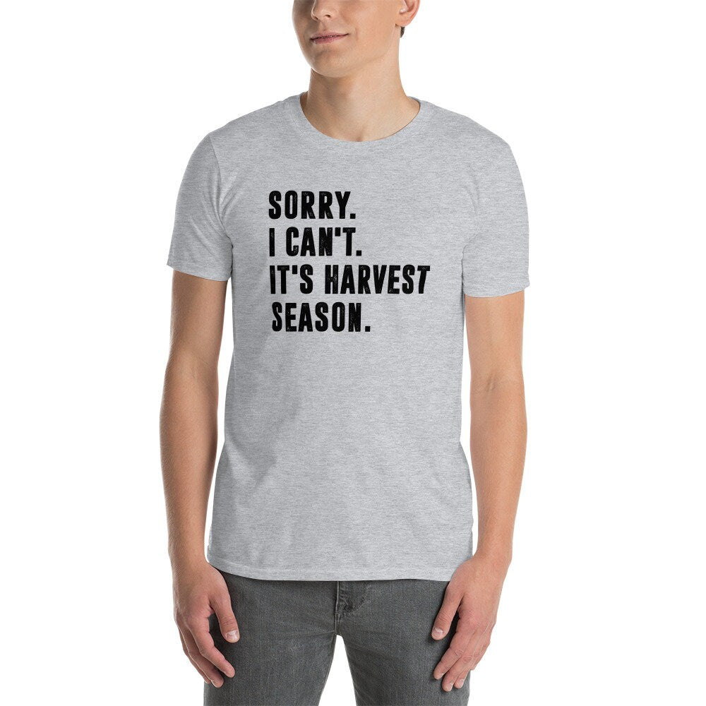 Harvest Season T-Shirt | Farming Shirt, Farmer Life Outfit, Agriculture Shirt, Farming Tee, Farm Worker Gift, Unisex