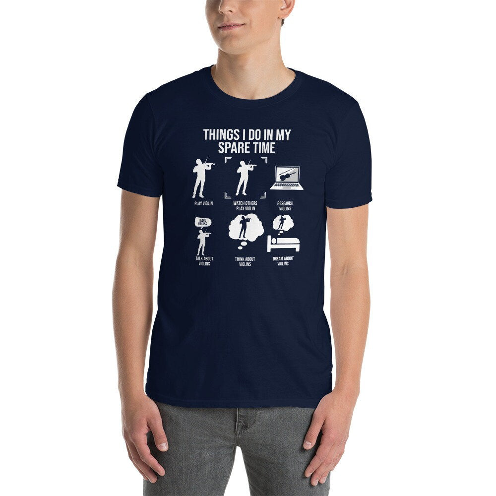 Violin Player T-Shirt | Things I Do, Classical & Folk Violinists Gift, Violin Musician Shirt, Unisex